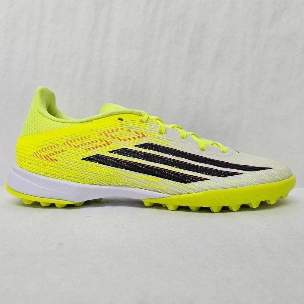 Adidas F50 League TF Turf Soccer Cleats JR8978 Solar Yellow Black Men Size 10.5